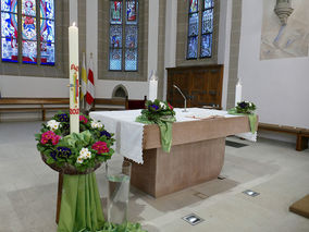 Lumen Christi - Auferstehungsmesse in St. Crescentius (Foto: Karl-Franz Thiede)